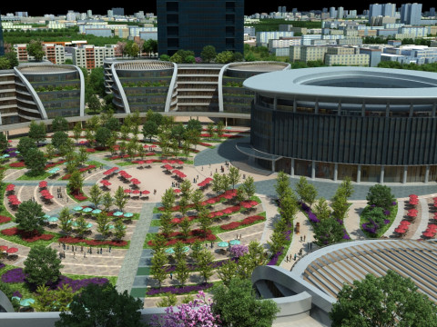 Urban architecture 3D Model