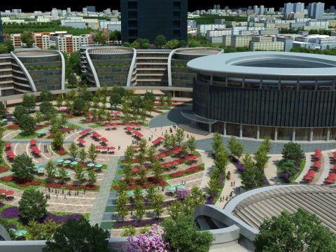 Urban architecture 3D Model