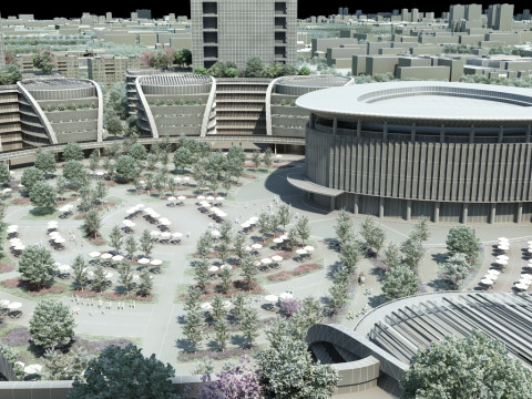 Urban architecture 3D Model