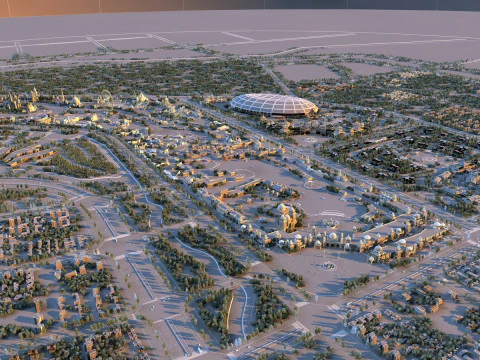 Amusement park 3D Model