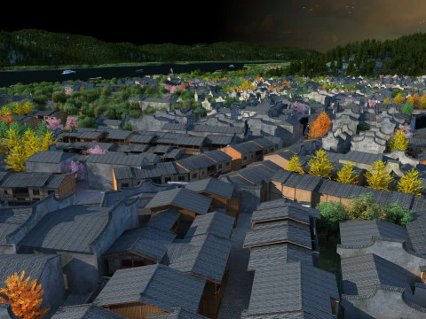 Aldea Modelo 3D