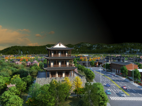 Village 3D Model