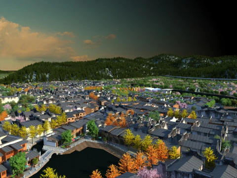 Village 3D Model