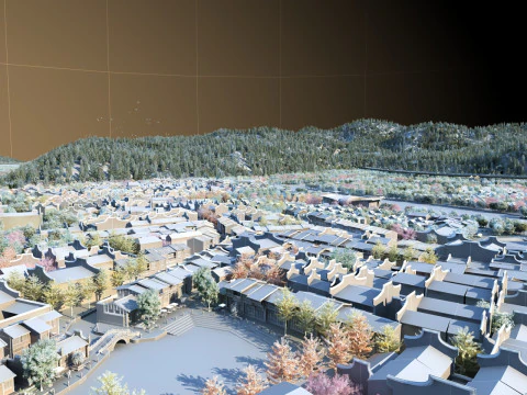 Village 3D Model