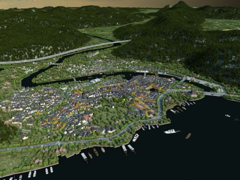 Village 3D Модель
