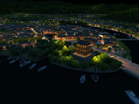 Village 3D 模型