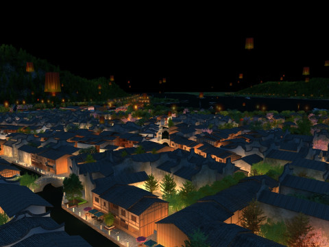 Village 3D Model