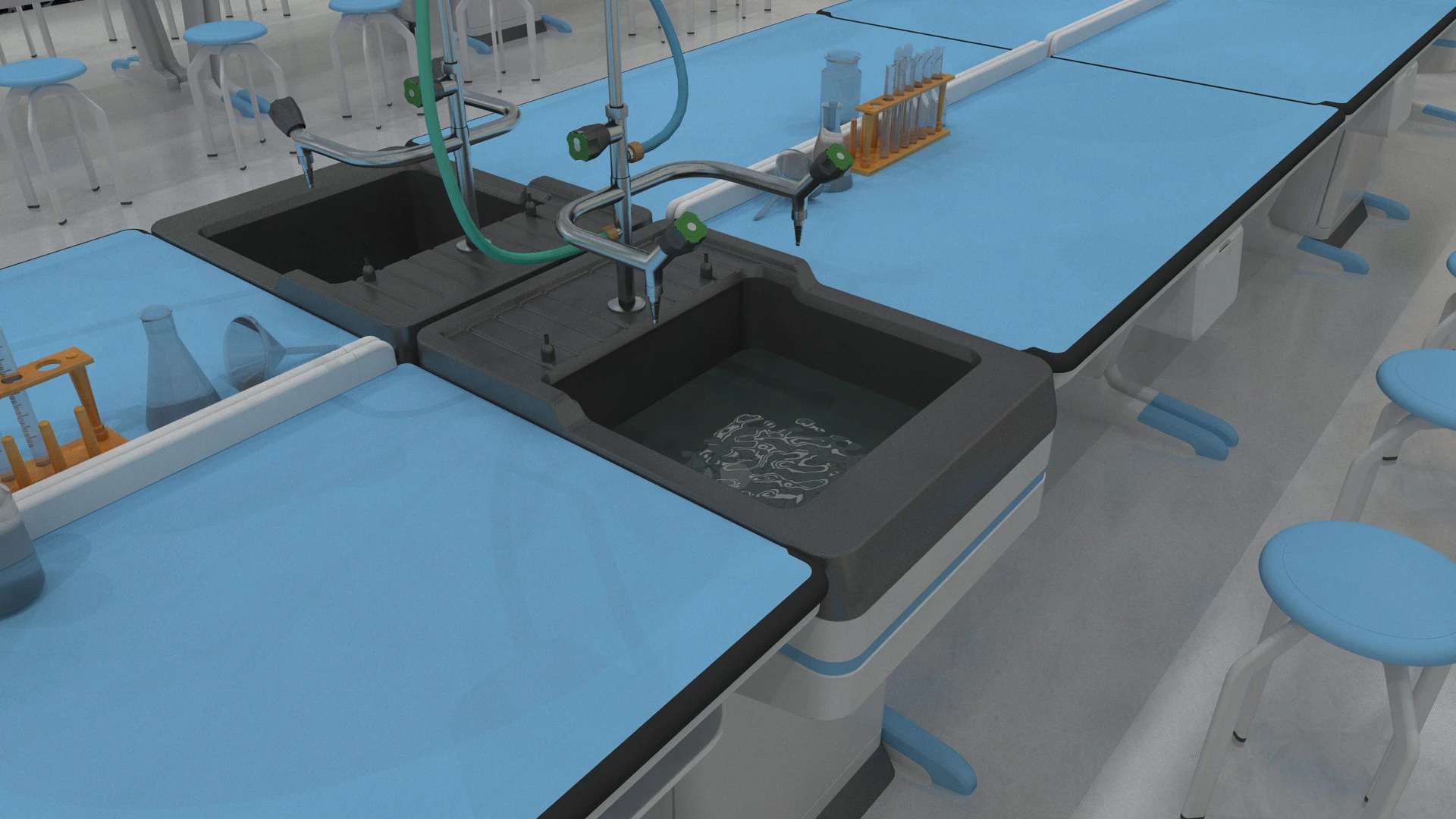 Laboratory 3D Model .c4d .max .obj .3ds .fbx .stl .blend 