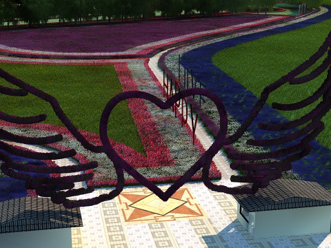 Parterre 3D-Modell