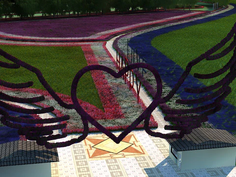 Партер 3D Модель