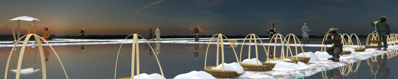 Salt pan 3D Model .c4d .max .obj .3ds .fbx .stl .blend 