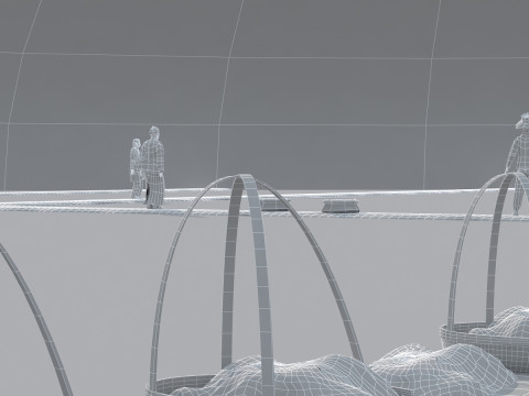Salt pan 3D Model