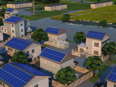 Village 3D 模型