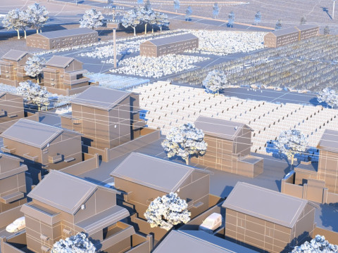 Village 3D 模型