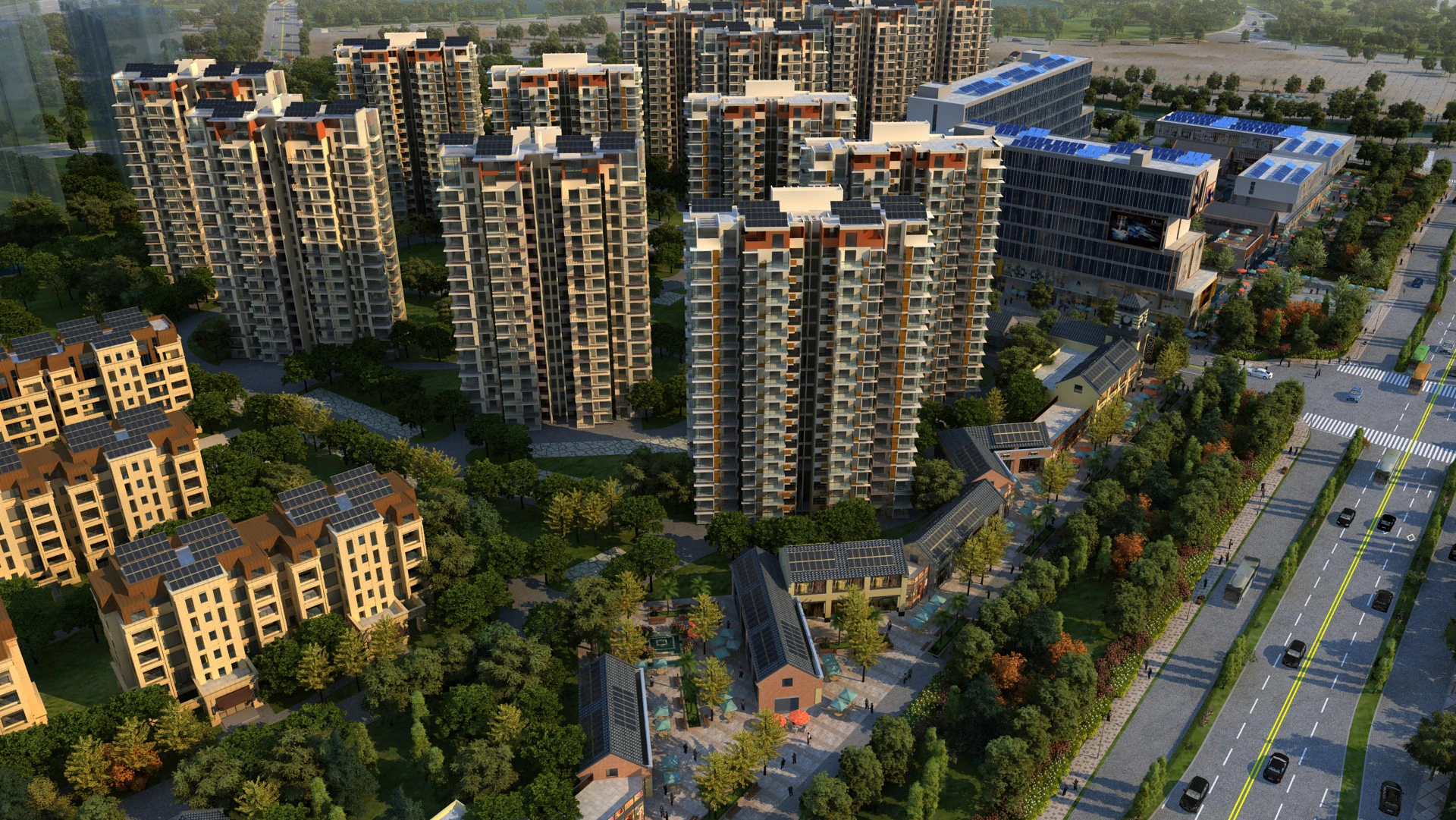 Urban architecture 3D Model .c4d .max .obj .3ds .fbx .stl .blend 