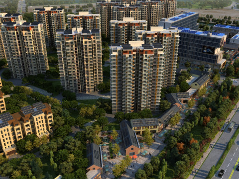 Urban architecture 3D Model