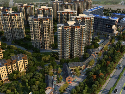 Architettura urbana Modello 3D