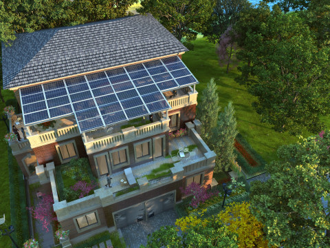 Villa 3D Model