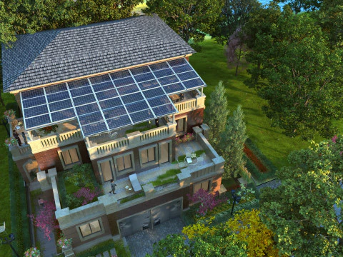 Villa 3D Model
