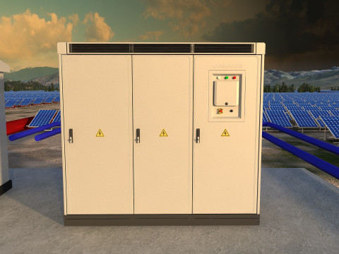 Solar power plant 3Dモデル
