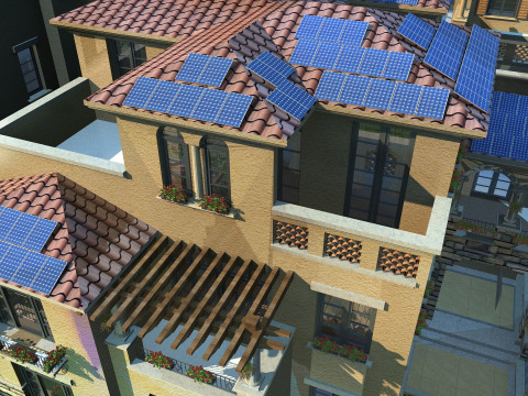 Villa Modello 3D