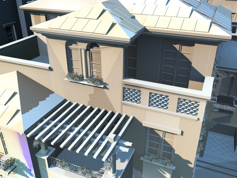 Villa 3D Model