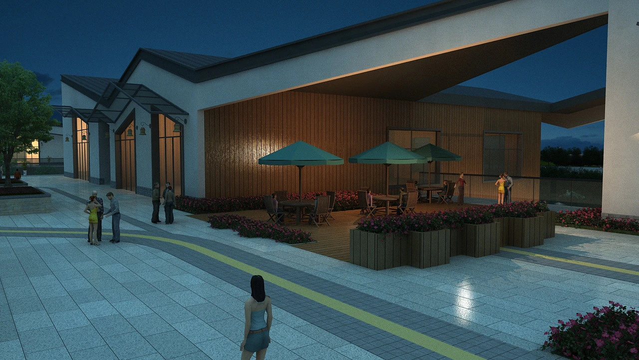 Villa 3D Model .c4d .max .obj .3ds .fbx .stl .blend 