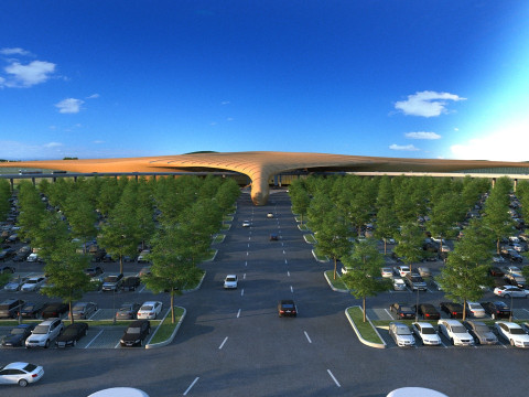 Aerodrome Modèle 3D