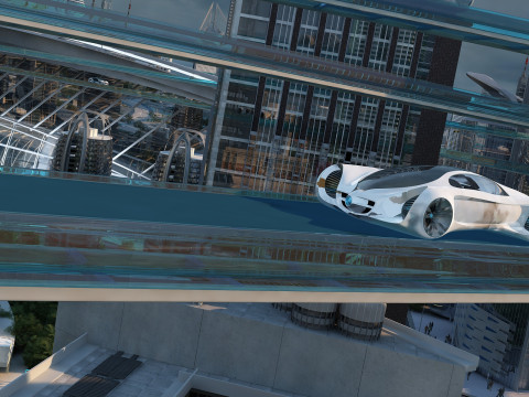 Science and technology city 3D Модель