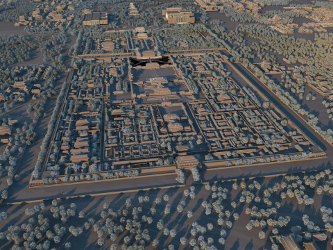 Ancient city 3D Model
