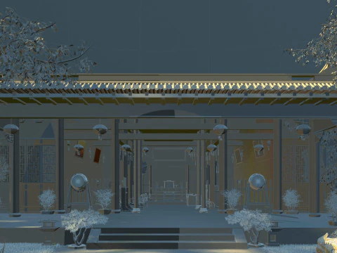 Ancient building 3D Model