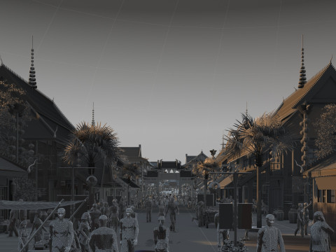 Ancient city 3D 모델