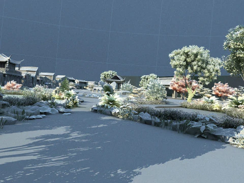 Ancient town 3D Model