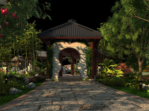 Garden 3D Model