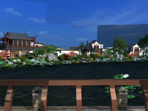 Garden 3D Model