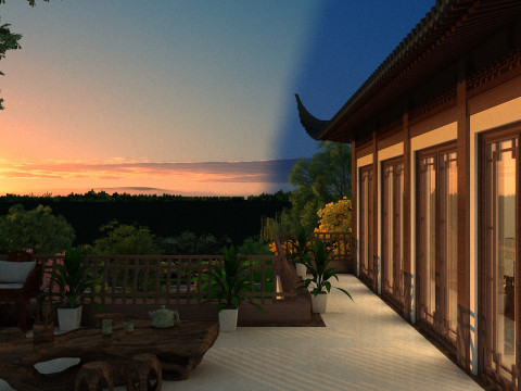 Balcony 3D Model