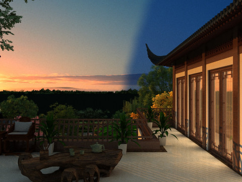 Balcony 3D Model