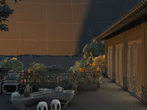 Balcony 3D Model
