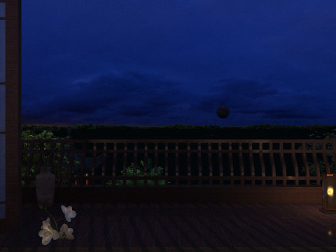 Balcony 3Dモデル