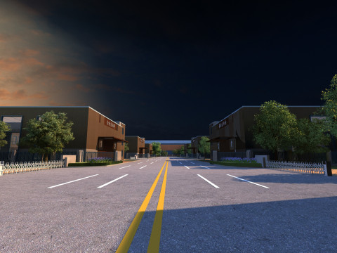 Factory 3D Model