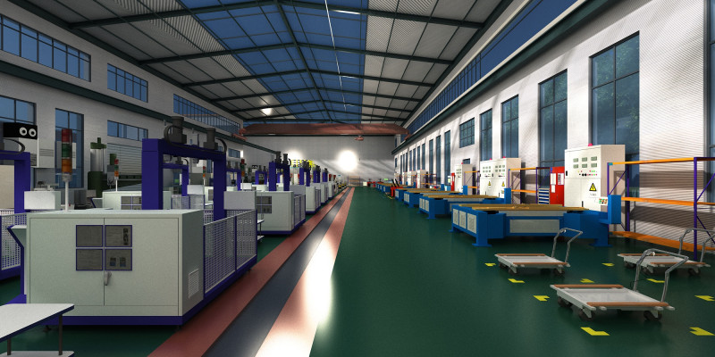 Factory 3D 모델 .c4d .max .obj .3ds .fbx .stl .blend
