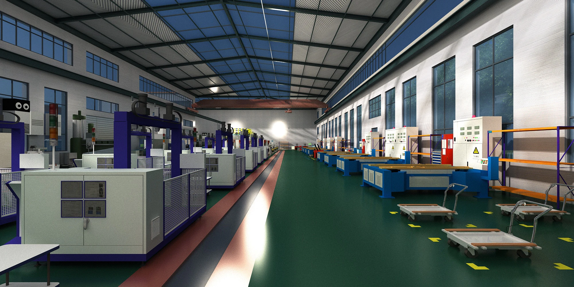 Factory 3D Model .c4d .max .obj .3ds .fbx .stl .blend