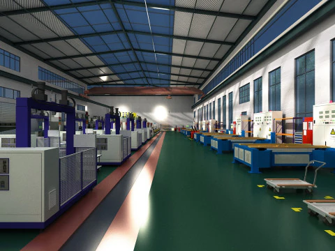 Factory 3D Model