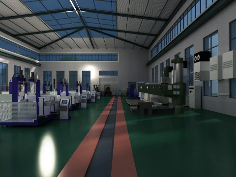 Factory 3D Model