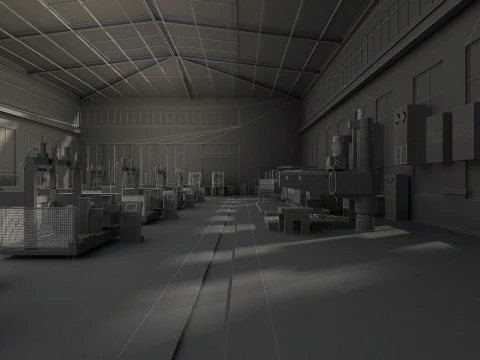 Factory 3D Model