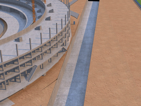Construction site 3D Model