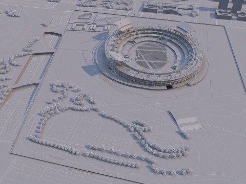 Construction site 3D Model