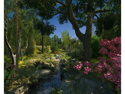 Forest 3D Model