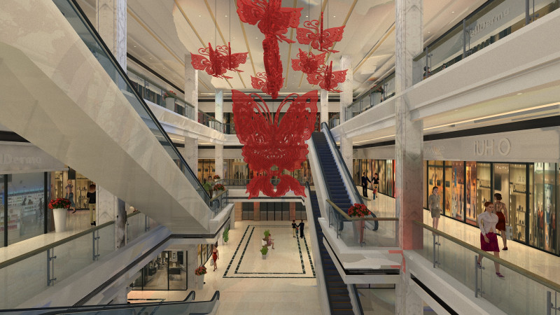 Mall 3D 모델 .c4d .max .obj .3ds .fbx .stl .blend 