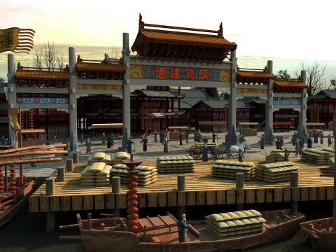 Wharf 3D 模型